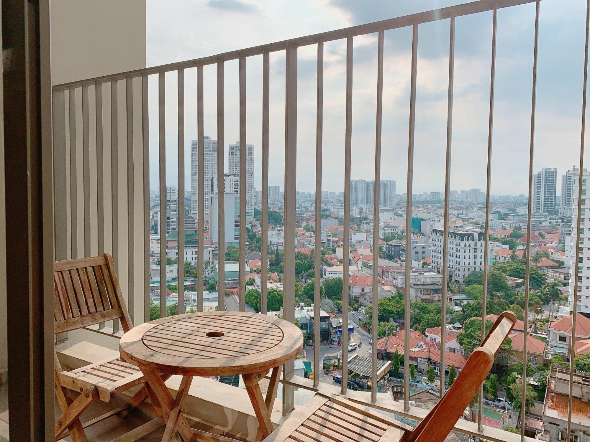 Masteri Thao Dien Comfy Apartment #Nice Balcony #Opening View Ho Şi Min Dış mekan fotoğraf