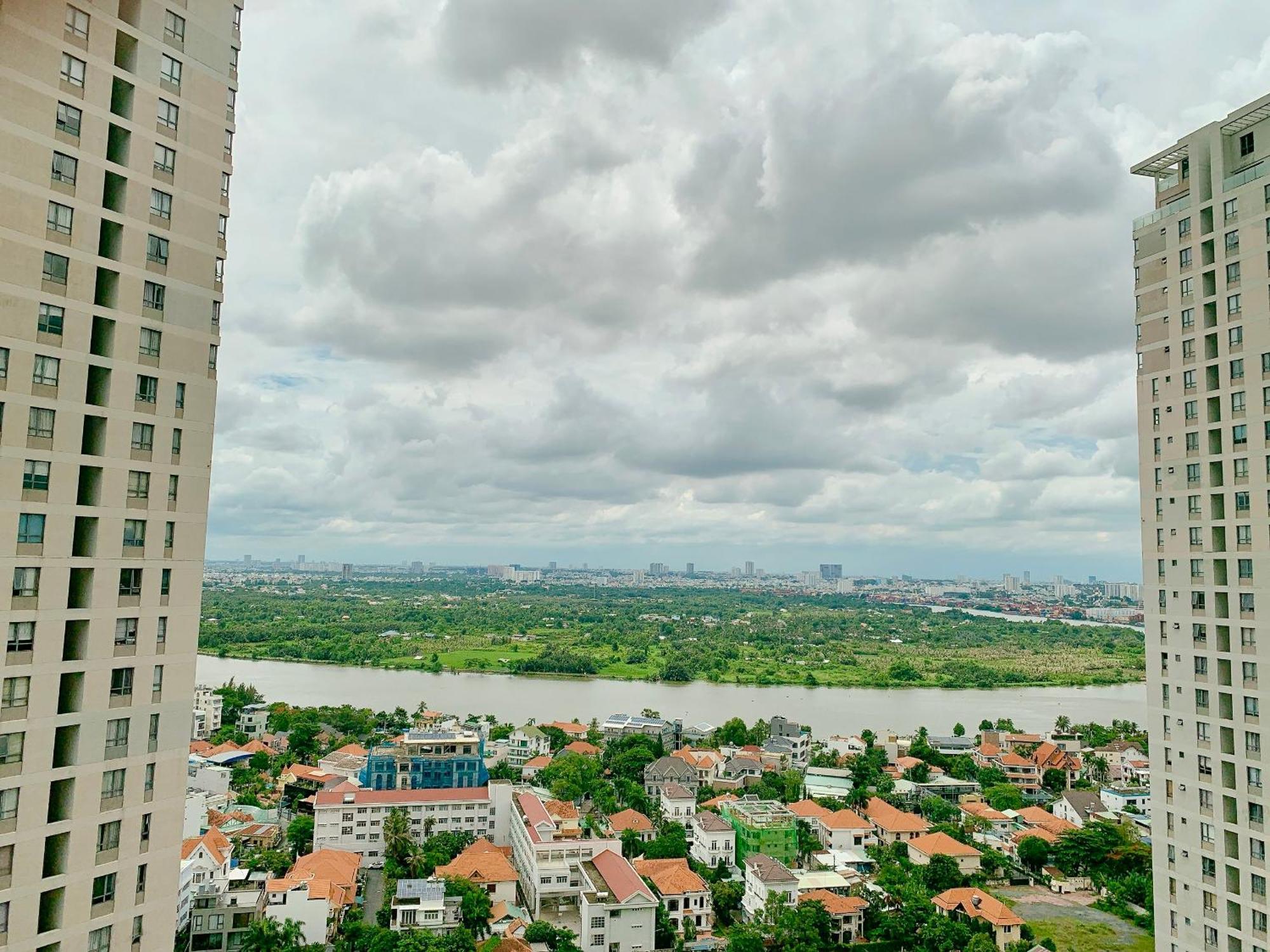 Masteri Thao Dien Comfy Apartment #Nice Balcony #Opening View Ho Şi Min Dış mekan fotoğraf